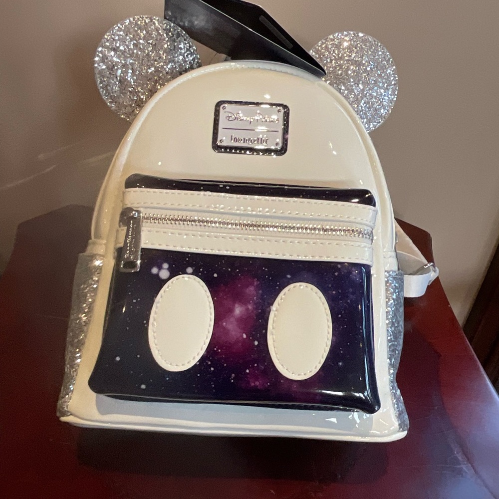 Disney Parks Mickey Mouse MMA Space Mountain Loungefly NWT - Picture 8 of 8
